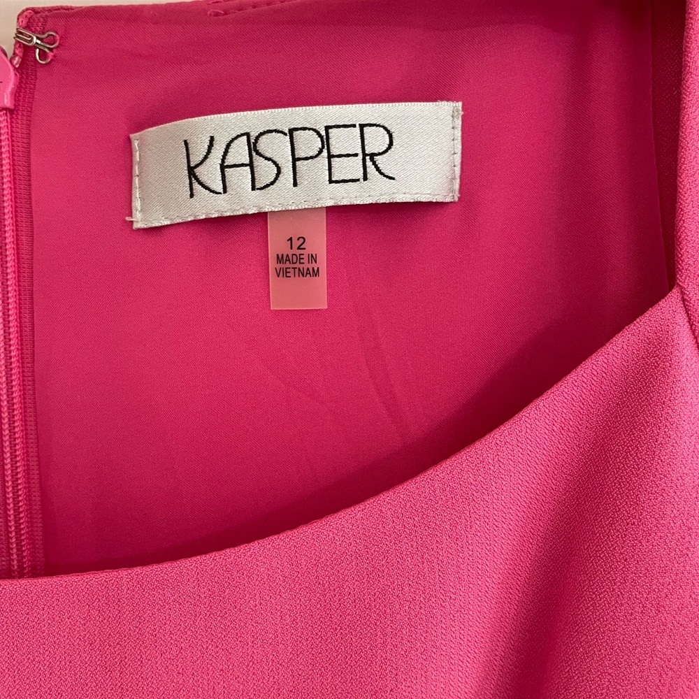 Kasper Vibrant Pink Blazer and Dress - Picture 4 of 7